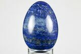 Polished Lapis Lazuli Egg - Pakistan #194510-1